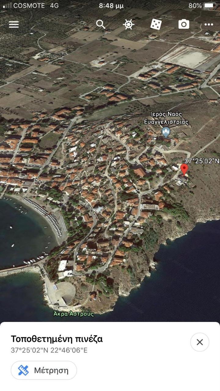 Villa Castle Sea View Паралион-Астрос Экстерьер фото